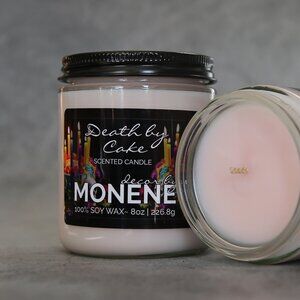Death by Cake Scented 8oz Jar Candle 100% Soy Wax